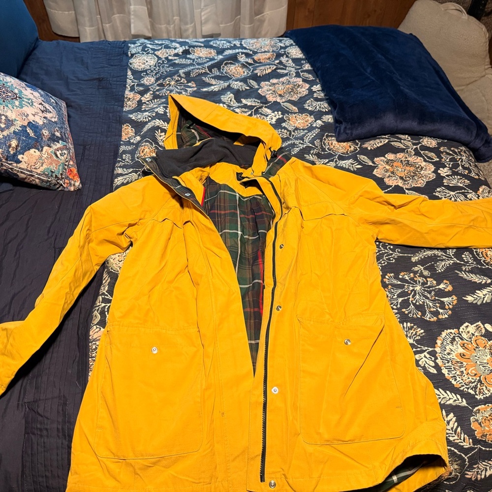 Pendleton Mustard Utility Jacket with Plaid Lining